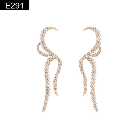 Diamante Statement Earring - E291