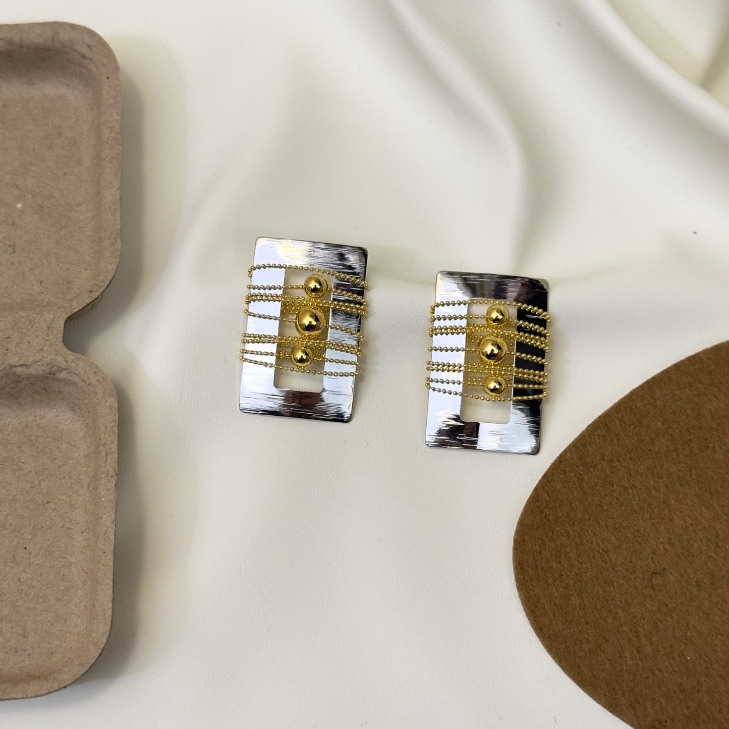 Monaco Grid Earring