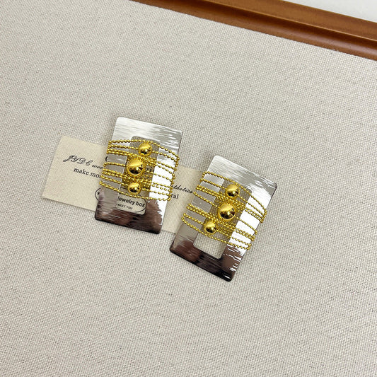 Monaco Grid Earring