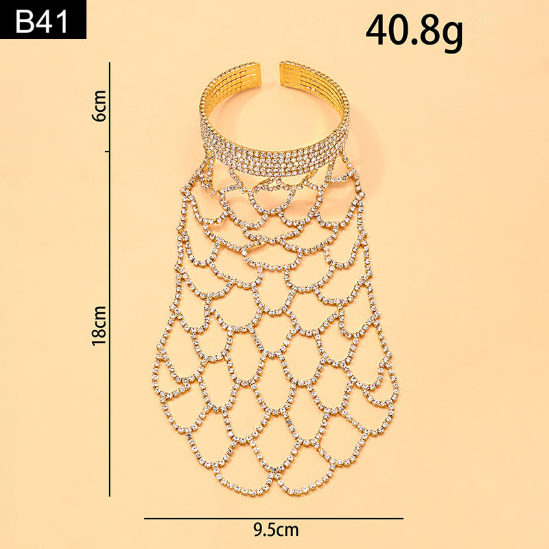 Scalloped Sparkle Bracelet - B41