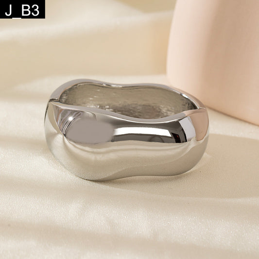 Mercury Ripple Bracelet Stack - B3