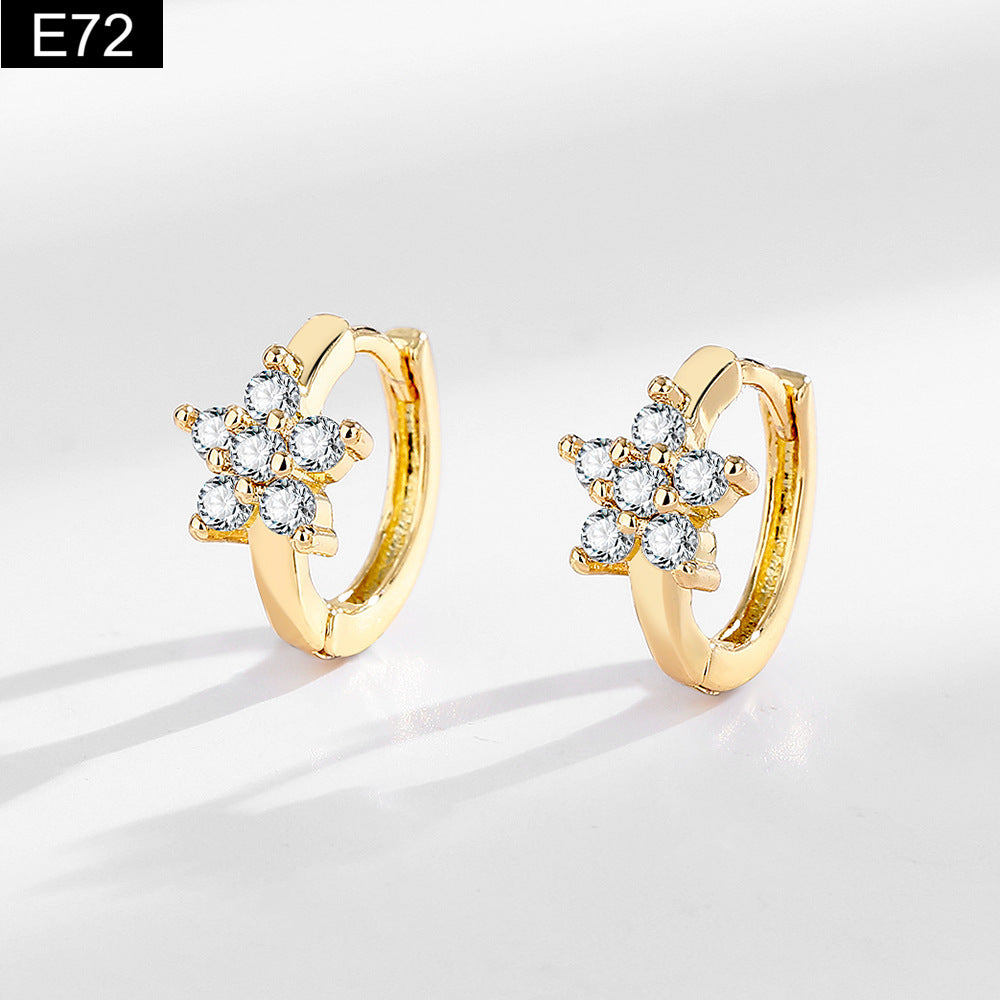 Daisy Huggies Earring - E72