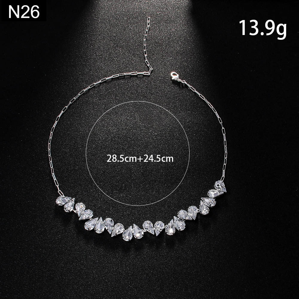 Dewdrop Arc Necklace - N26