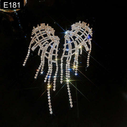 Diamond Flare Earring - E181