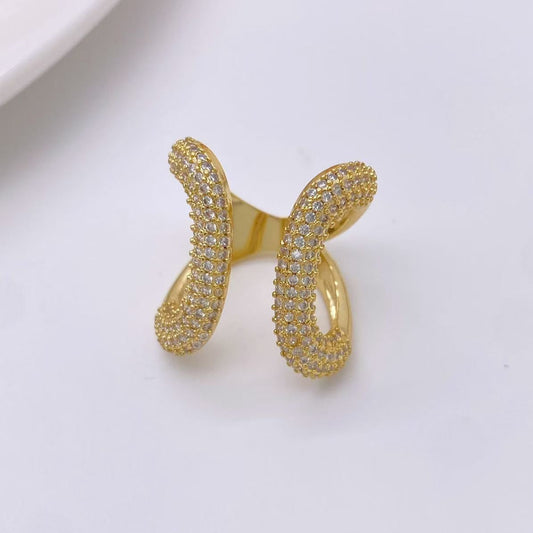 Pave Arc Ring