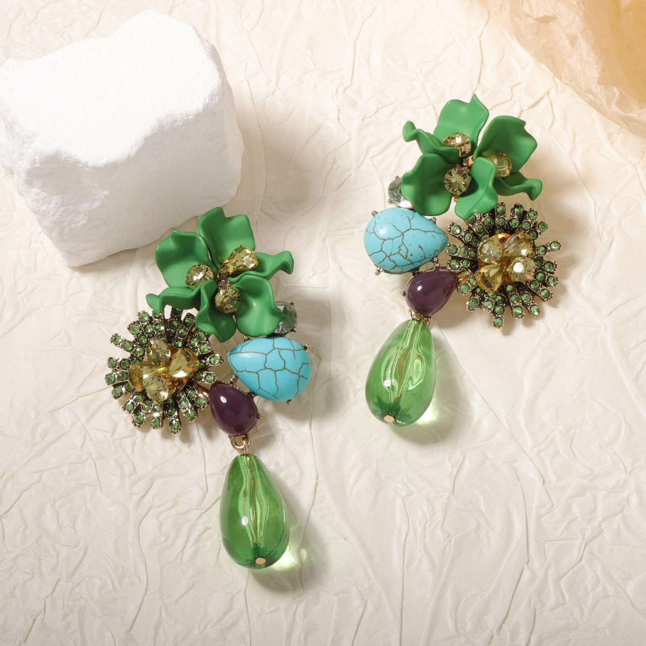 Coral Bloom Earring