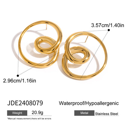 Aura Swirl Earring