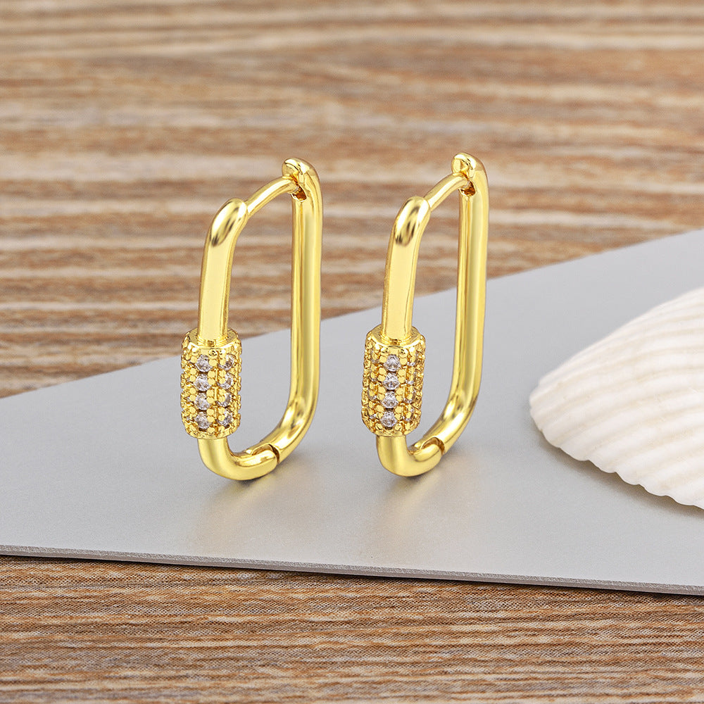 Carabiner Chic Hoops