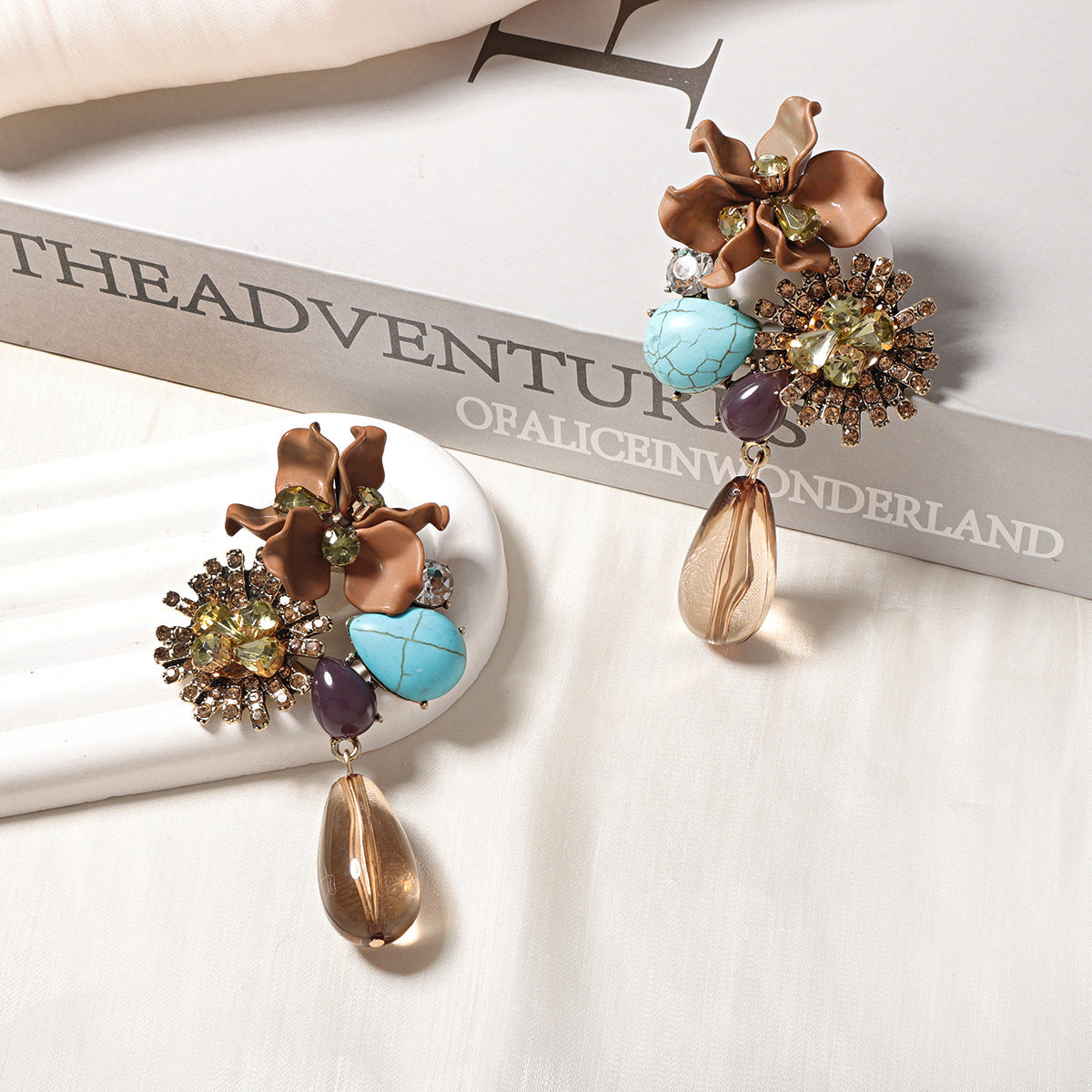 Coral Bloom Earring