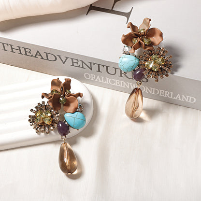 Coral Bloom Earring