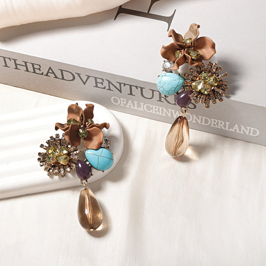 Coral Bloom Earring