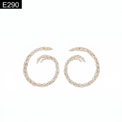 Astra Spiral Earring - E290