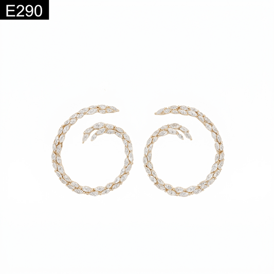 Astra Spiral Earring - E290