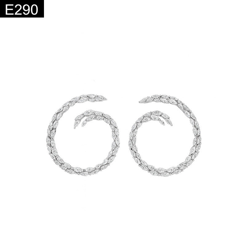 Astra Spiral Earring - E290