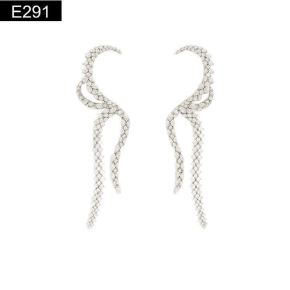 Diamante Statement Earring - E291