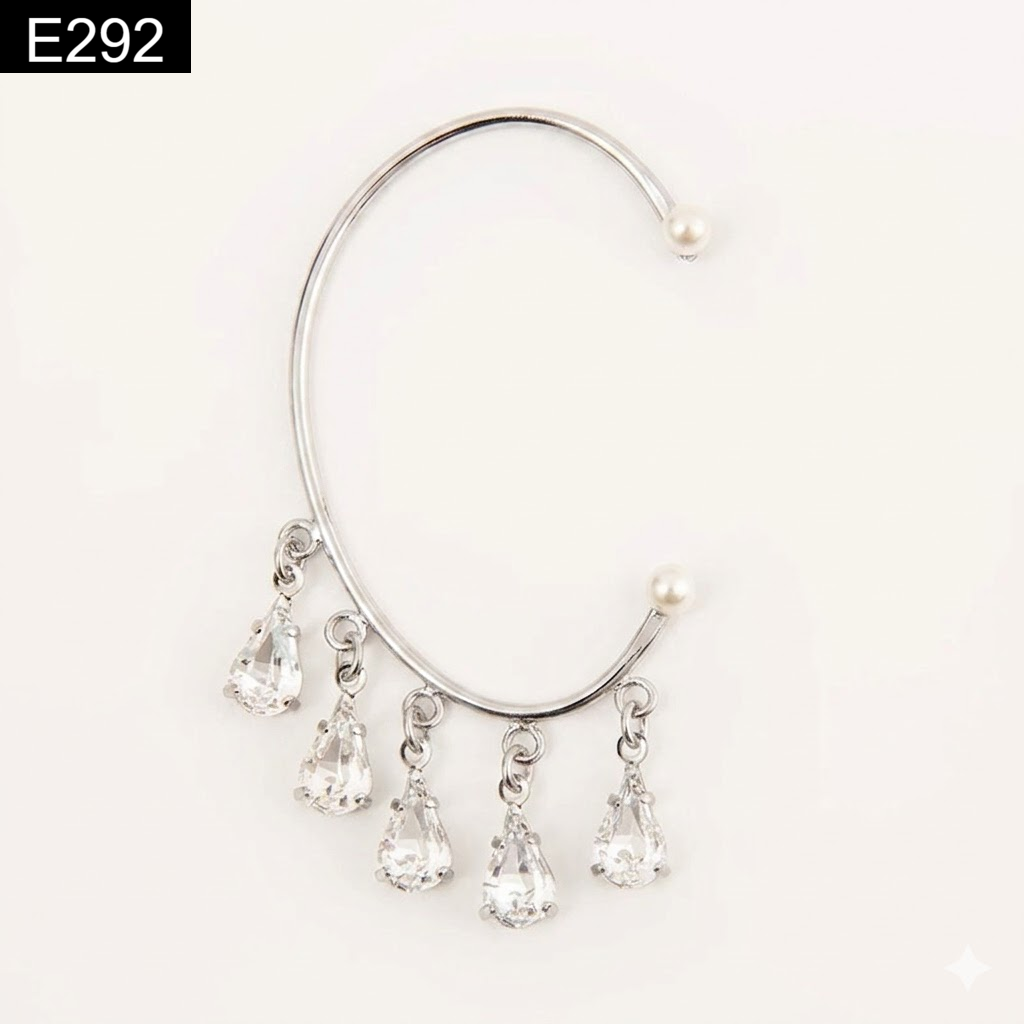 Imperial Teardrop Earcuff - E292