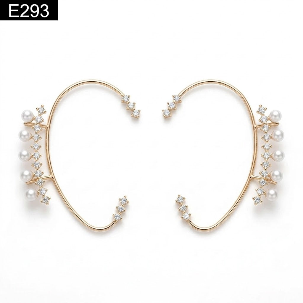 Nova Pearl Arc Earcuff - E293