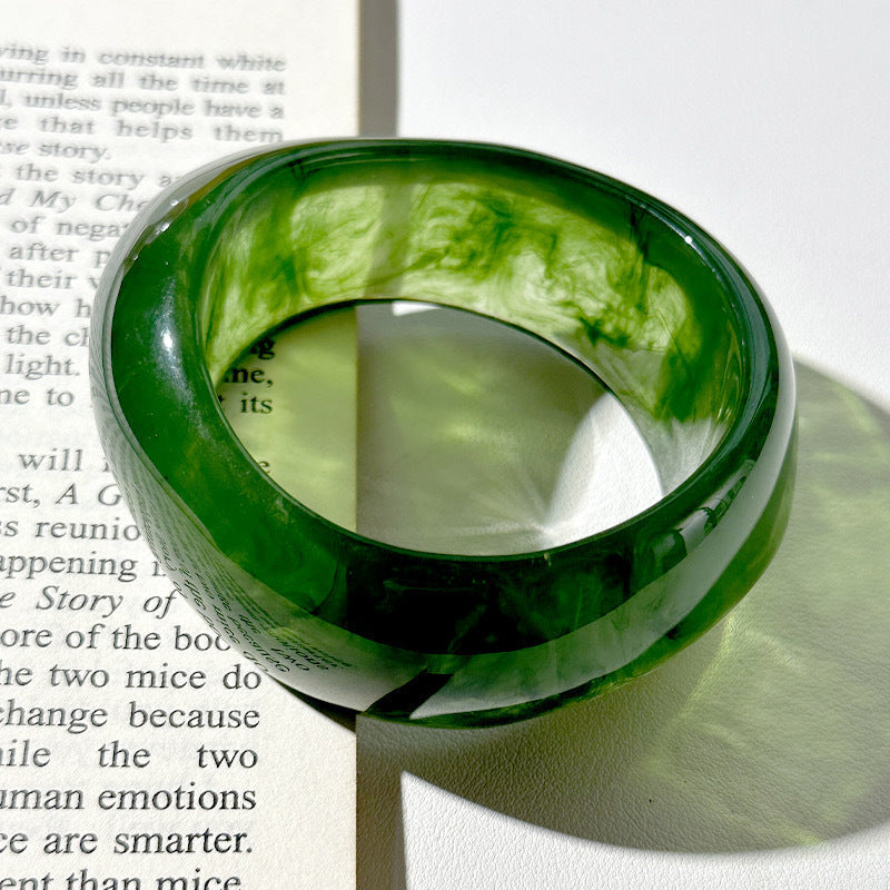 Emerald Swirl Bracelet
