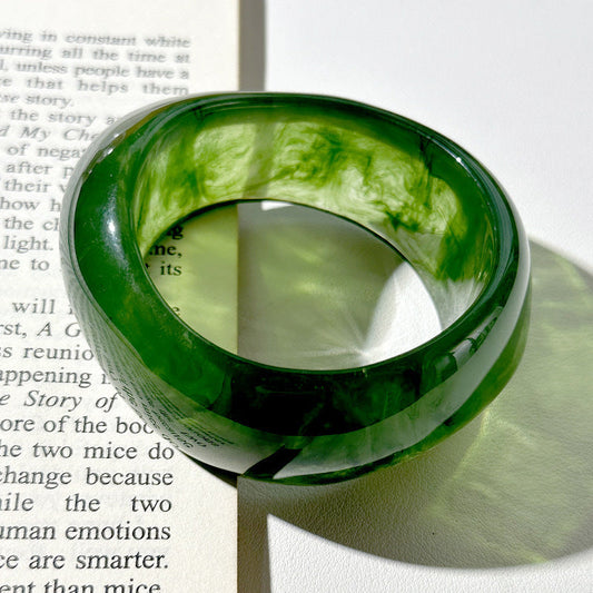 Emerald Swirl Bracelet