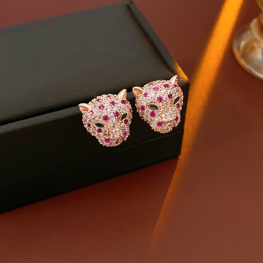 Feline Stud Earring