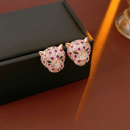 Feline Stud Earring