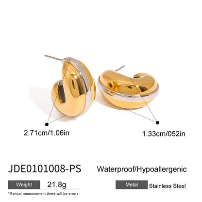 Fluid Curve Earring