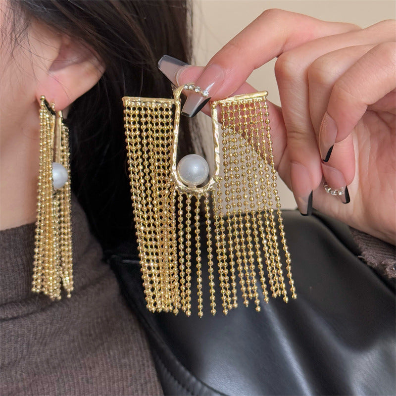 Gilded Rain Earring