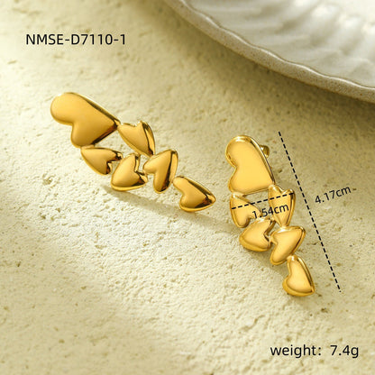 Heart Array Earring