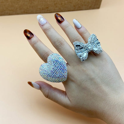 Heart & Bow Rings