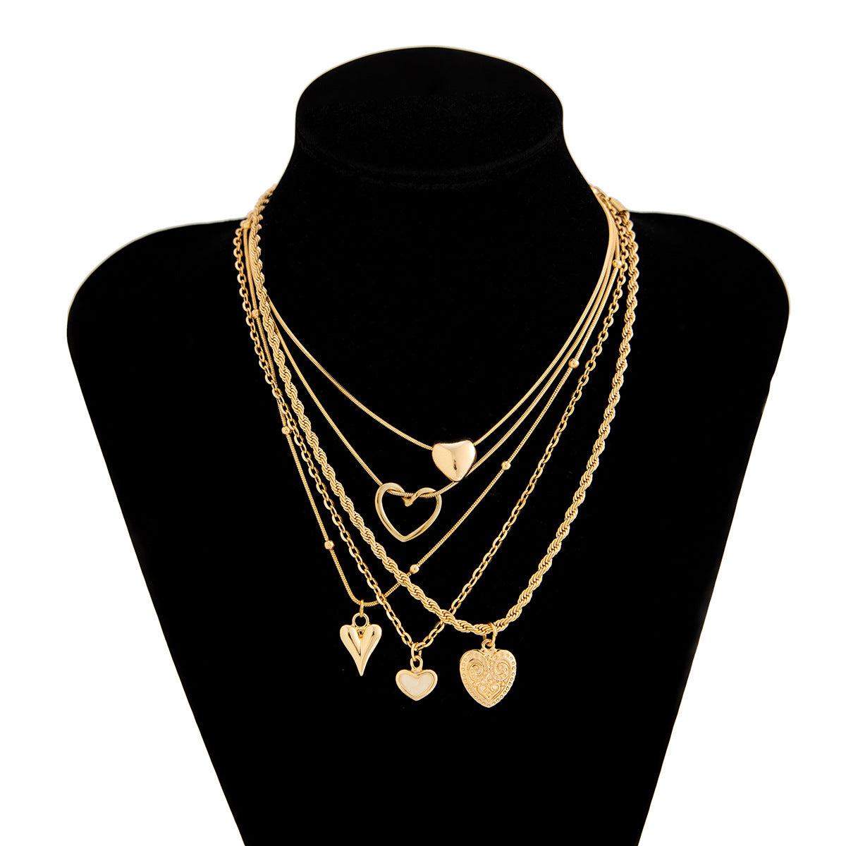 Heartstrings Stack Necklace