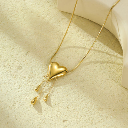 Heart Drip Necklace
