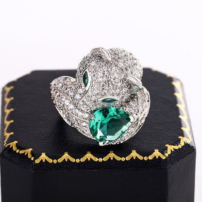 Panther's Gaze Ring
