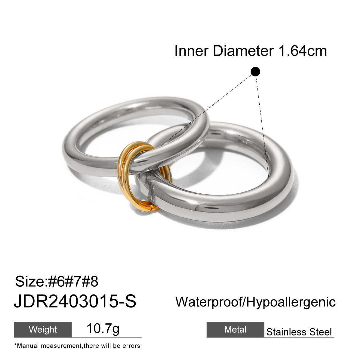 Metallic Harmony Rings