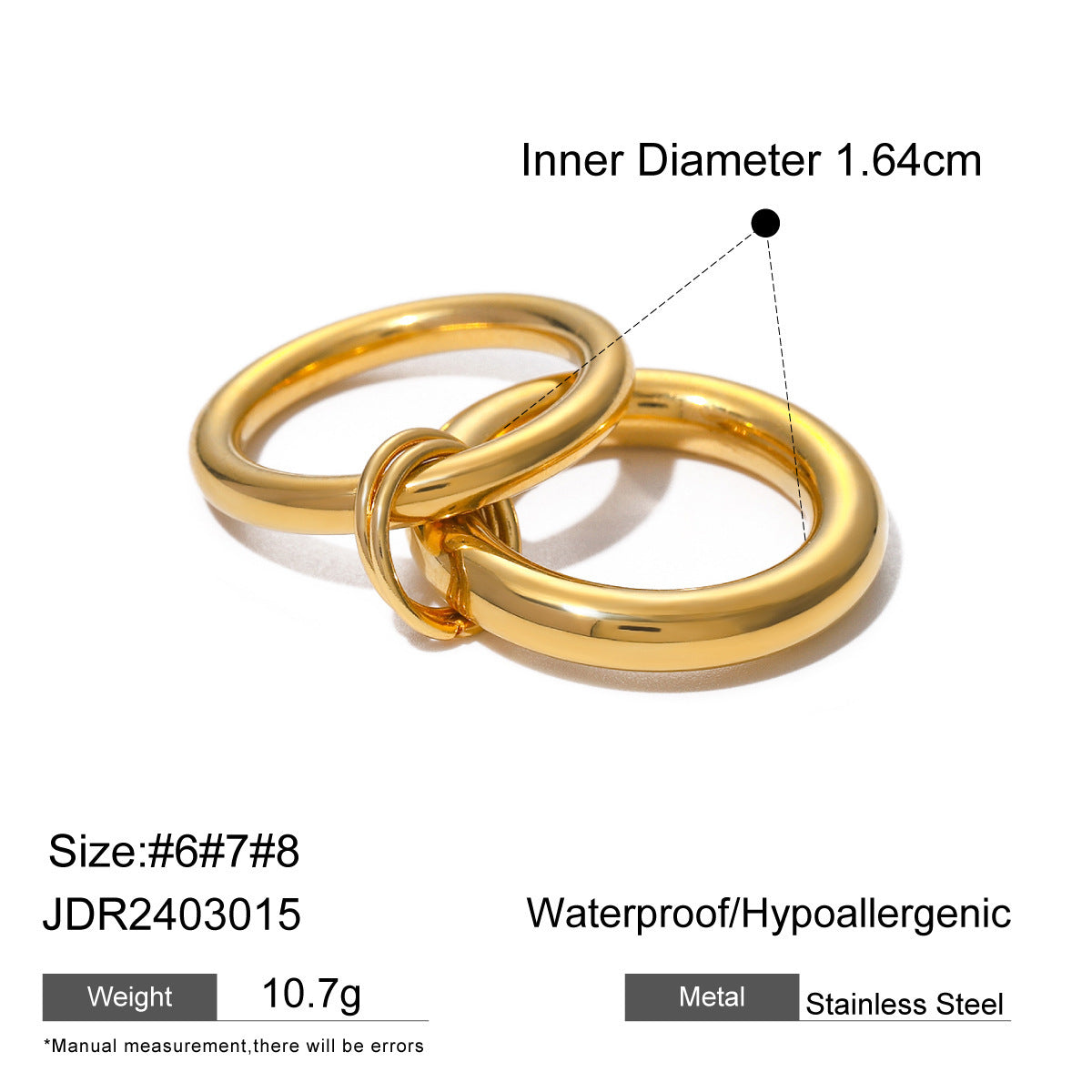 Metallic Harmony Rings
