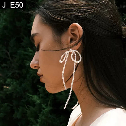 Drapery Bow Earring - E50