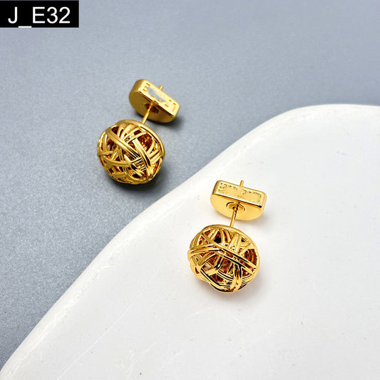 Filigree Orb Studs - E32