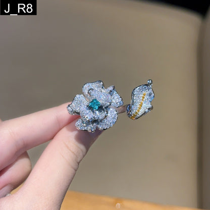 Emerald Lotus Ring - R8