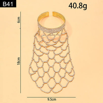 Scalloped Sparkle Bracelet - B41