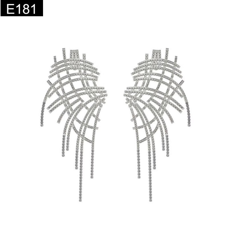 Diamond Flare Earring - E181