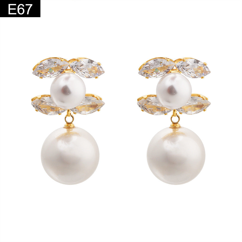 Matinee Pearl Earring - E67