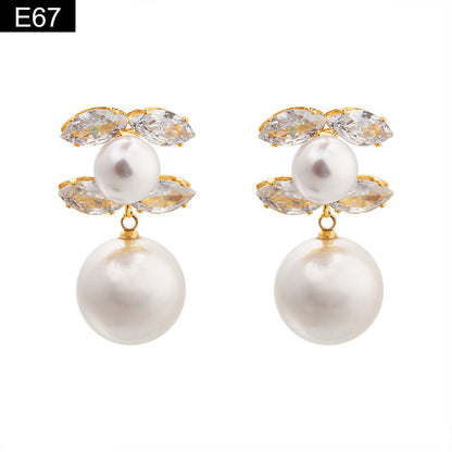 Matinee Pearl Earring - E67