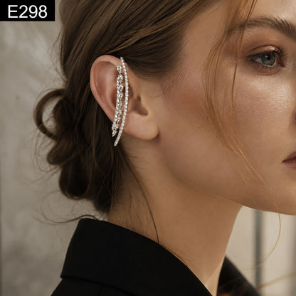 Parallel Sparkle Earcuff - E298