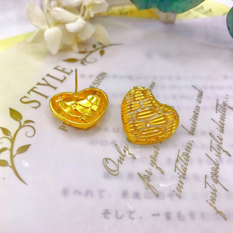 Heart Weave Earring