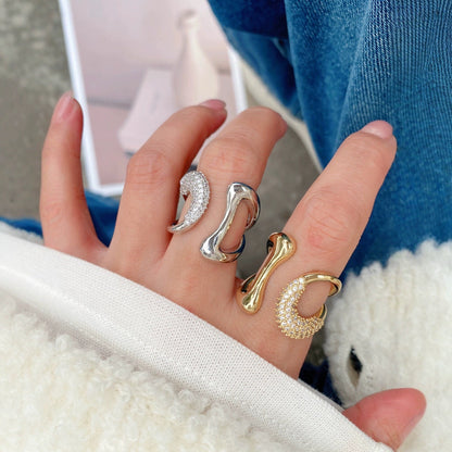 Modernist Arc Ring