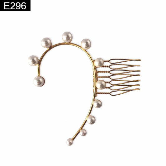 Floating Pearl Galaxy Earcuff - E296