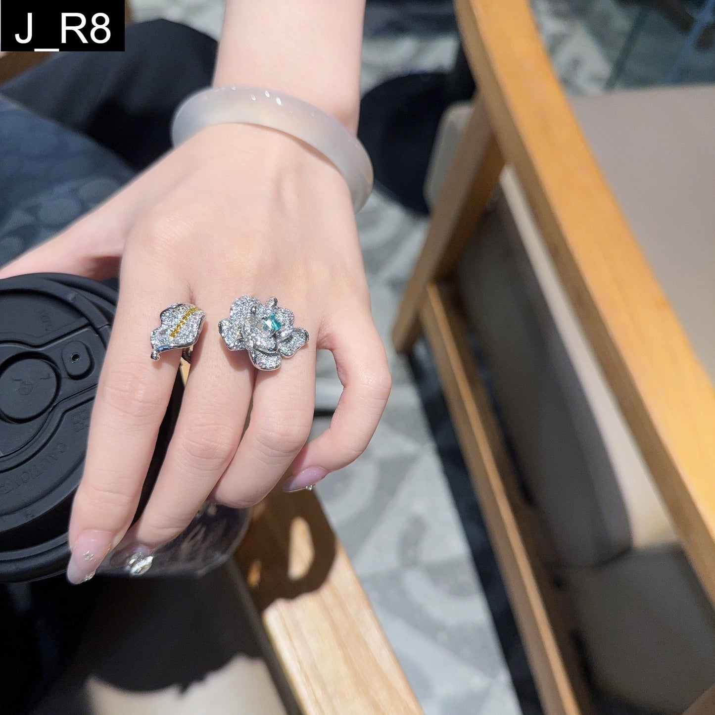 Emerald Lotus Ring - R8
