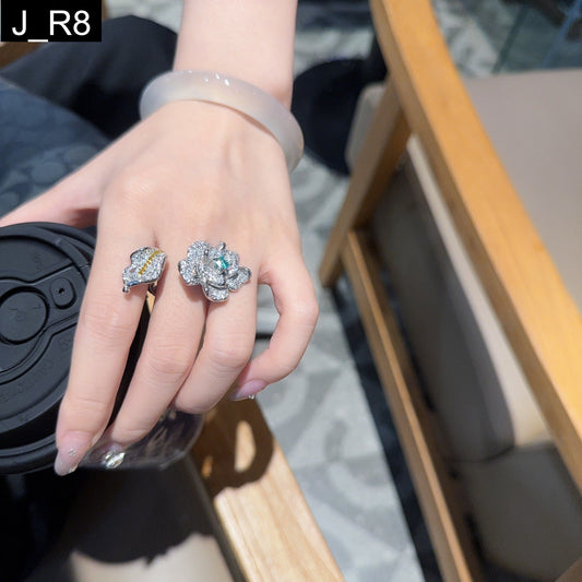 Emerald Lotus Ring - R8