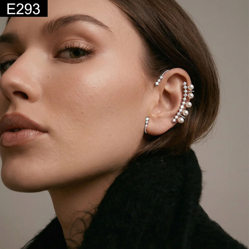 Nova Pearl Arc Earcuff - E293