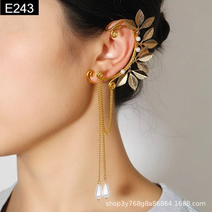 Amber Willow Earcuff - E243