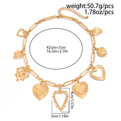 Heart Bib Necklace